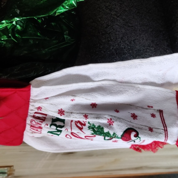 Handmade kitchen hanging towel - Picture 5 of 8